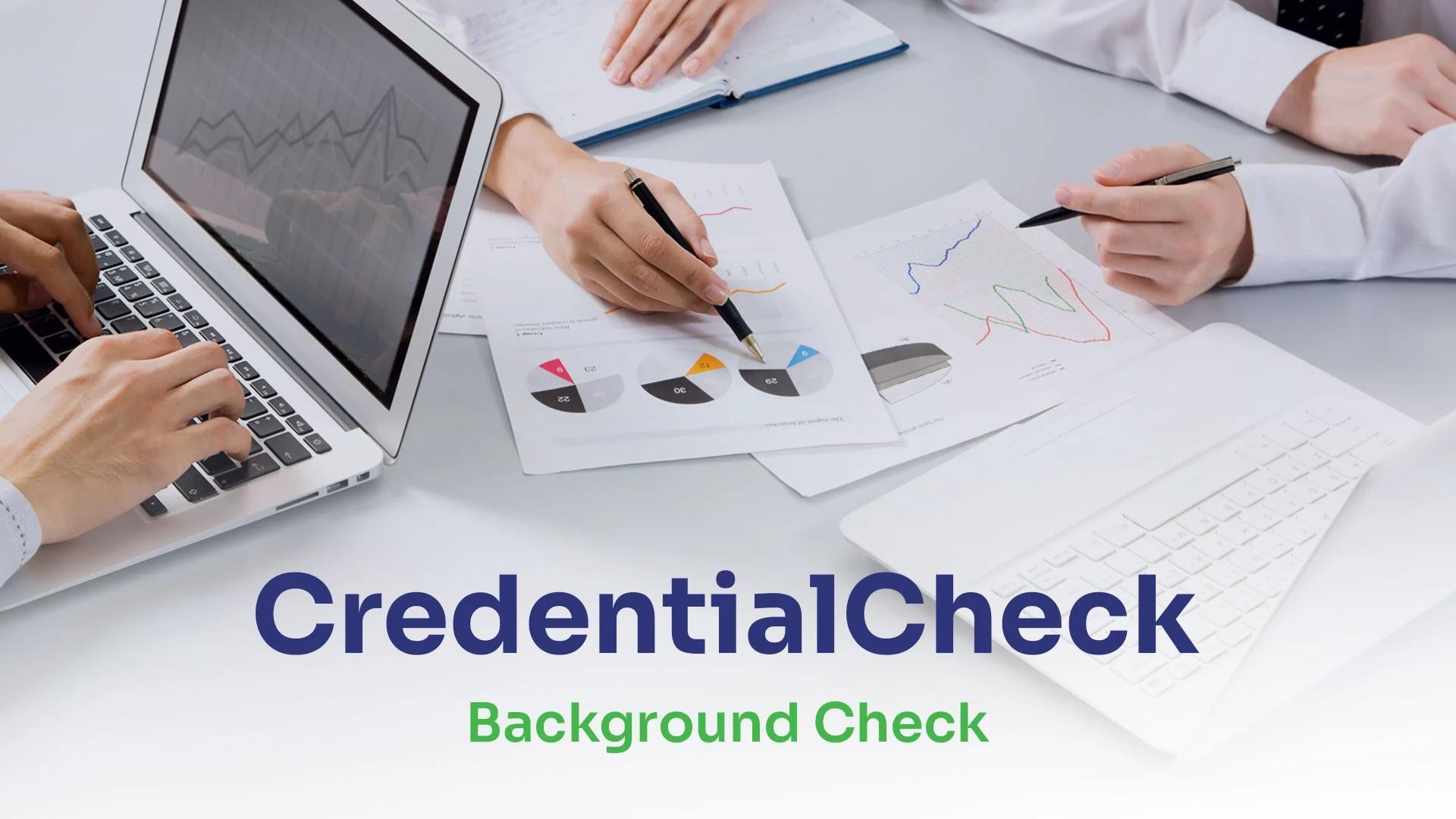 people sitting behind the table and disputing Credential background check
