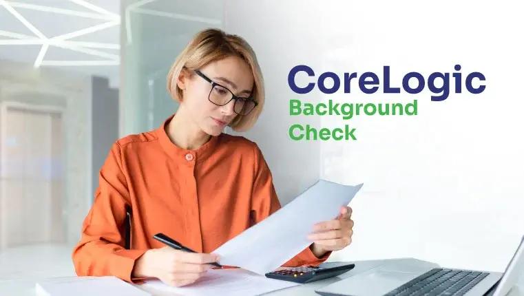 woman sitting in despair upon Corelogic background check