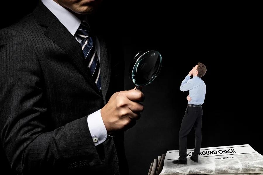 when an employer does a background check
