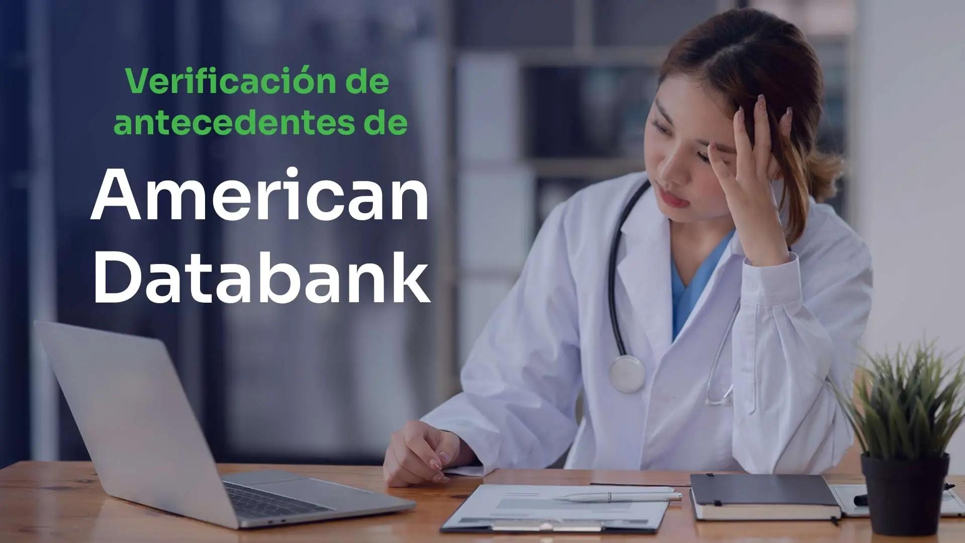 el médico reflexiona sobre los errores en la verificación de antecedentes del consumidor