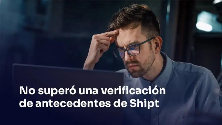 Verificación de antecedentes de Shipt