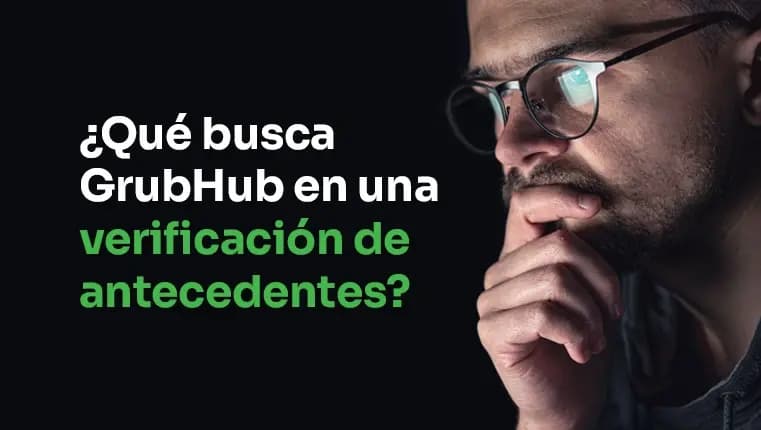 verificación de antecedentes de grubhub