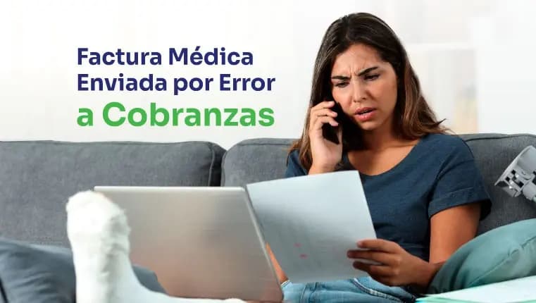  factura médica enviada indebidamente a cobranzas