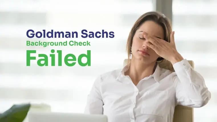 woman in depression sitting on sofa after failed goldman sachs background check