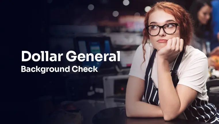 redhead woman in a work uniform looks thoughtful