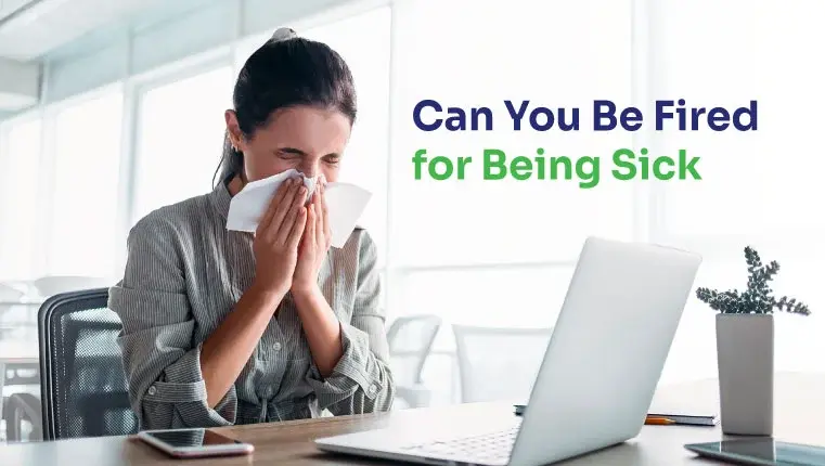 sick woman blow her nose in front of the laptop