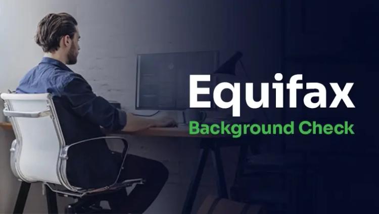 Man with pen looking for mistakes in Equifax background check