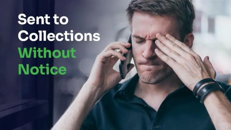 man sent to collections without notice and disputing it by phone