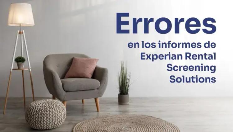 Abogado y consumidor disputando el informe de Experian Screening Solutions