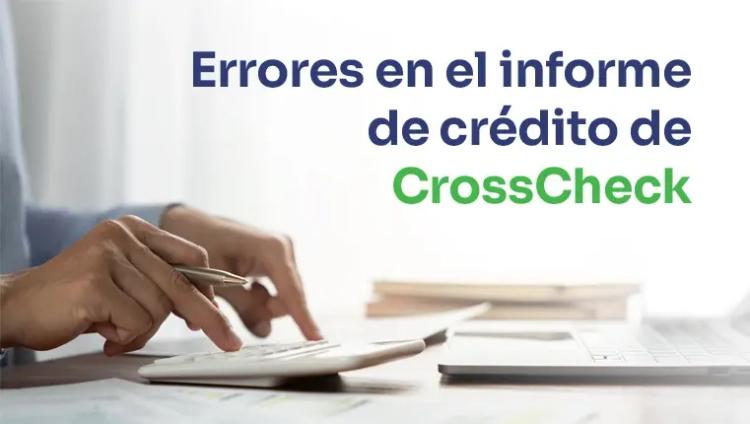 Tiene problemas con las verificaciones debido a un error de CrossCheck