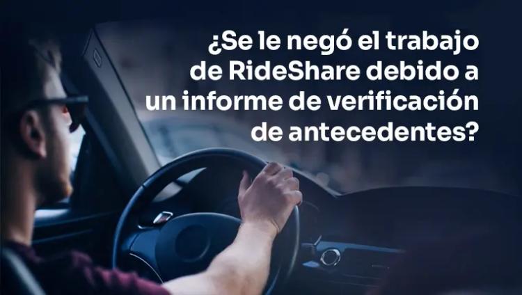 verificación de antecedentes de uber denegada