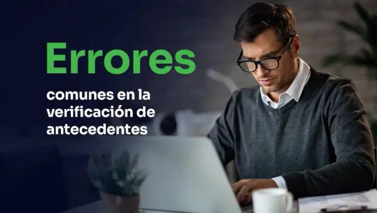 error de verificación de antecedentes