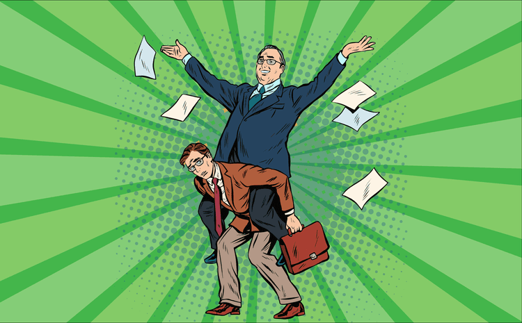 boss discriminates against employee by riding him