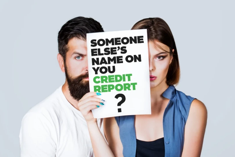 wrong name on credit report