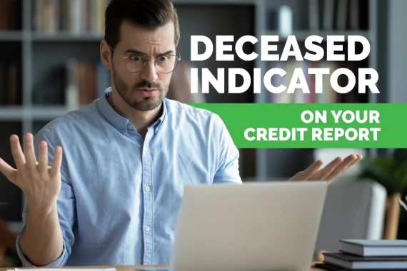 indicador de fallecido en el informe de crédito
