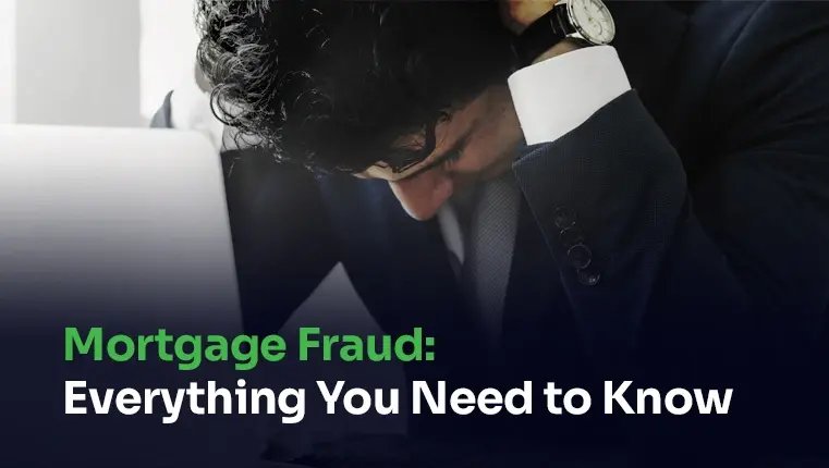 What is mortgage fraud man in suit holding his hand