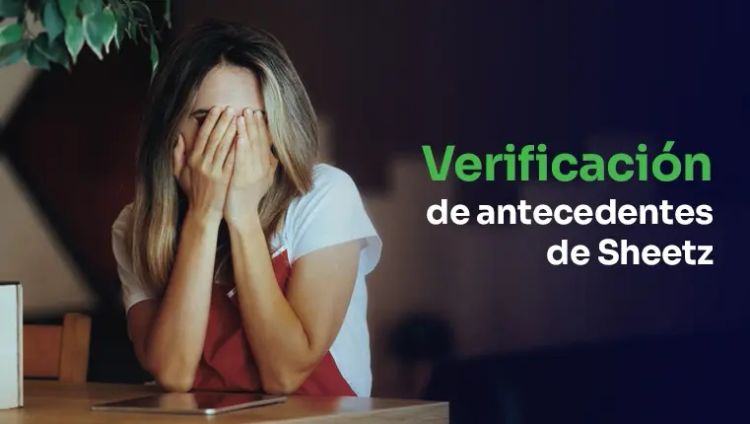 verificación de antecedentes de sheetz mujer llorando en uniforme de trabajo