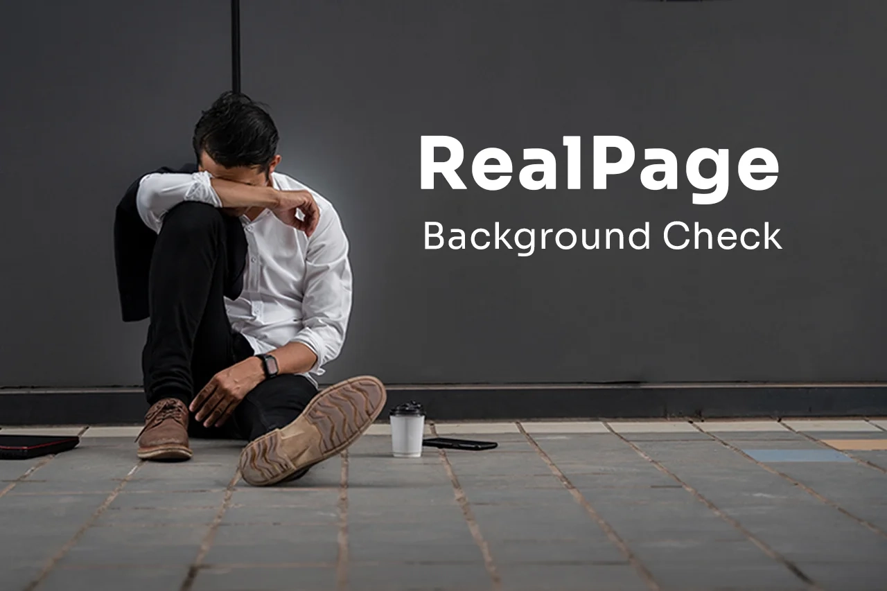 man crying over his realpage background check