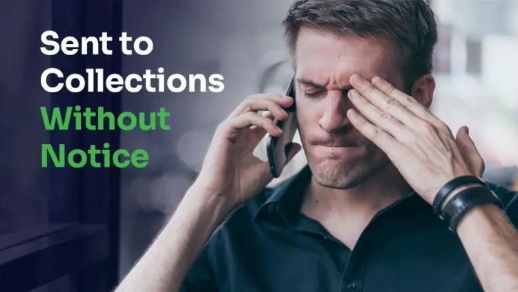 man sent to collections without notice and disputing it by phone