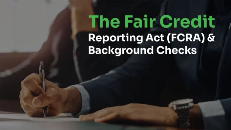 fcra and background checks lawyer with a pen in hand signing document