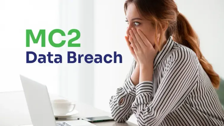 mc2 data breach scared woman in a striped shirt