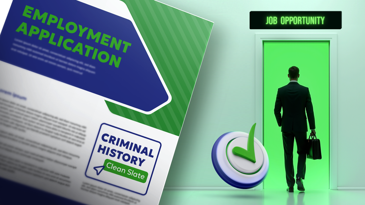 Ban-the-Box and Fair-Chance Hiring Laws: A 2025 Guide for Job Seekers and Employers | Consumer Attorneys PLLC A man in a suit enters the door marked “job opportunity.”
Consumer Attorneys PLLC
