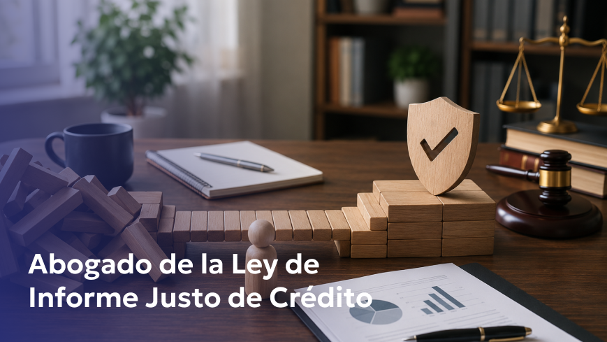 Meta Título: Abogado de la Ley de Informe Justo de Crédito | Consumer Attorneys Abogado de la Ley de Informes Crediticios Justos (FCRA) ayudando a consumidores a disputar información inexacta en informes de crédito.