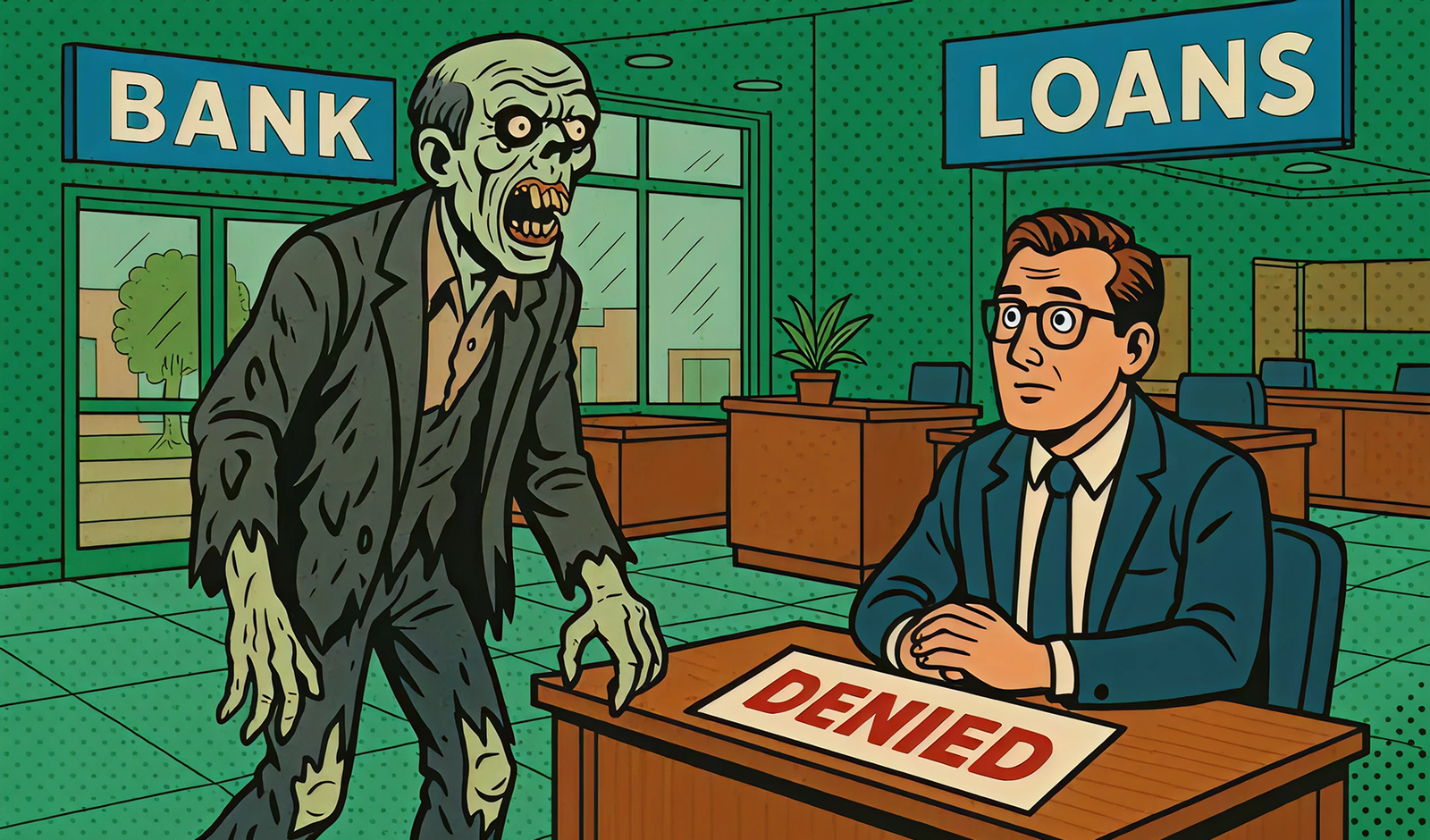 Demanda interpuesta por registro erróneo de fallecido zombi acude al banco a pedir un préstamo y se lo deniegan